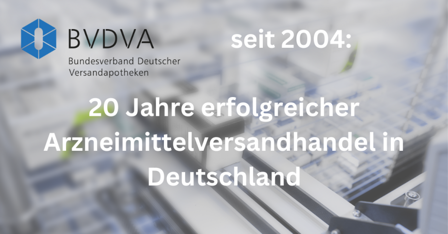 20 Jahre erfolgreicher Arzneimittelversandhandel in Deutschland