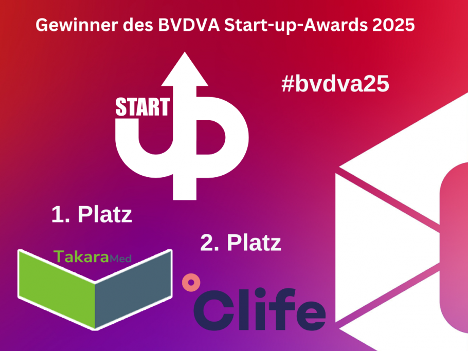 Gewinner des BVDVA Start-up-Awards 2025