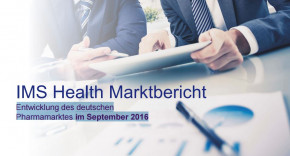 IMS Health: Entwicklung des deutschen Pharmamarktes im September 2016