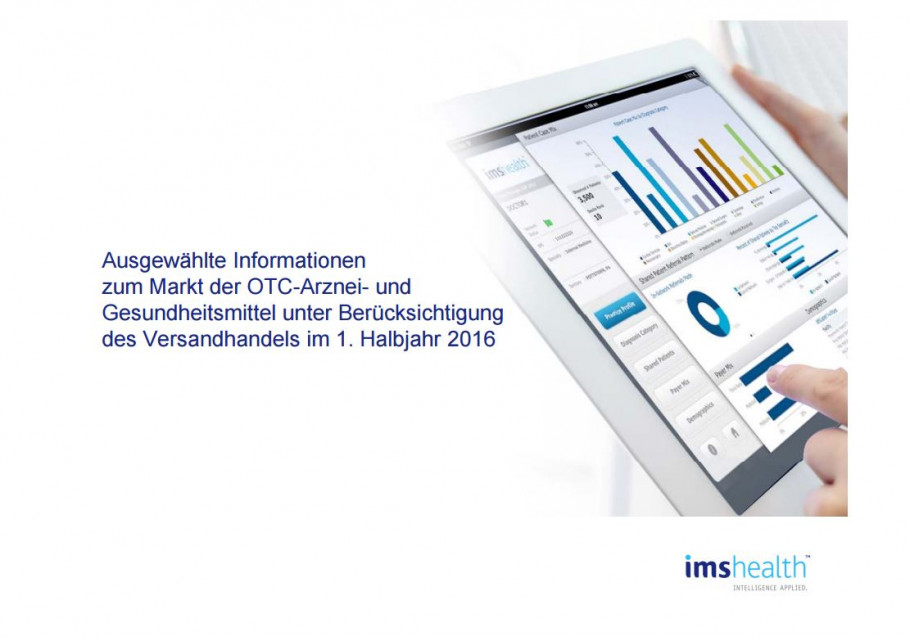 IMS Health:  Informationen zum OTC-Versandhandel im 1. Halbjahr 2016