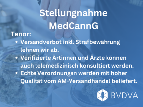 BVDVA-Stellungnahme MedCannG