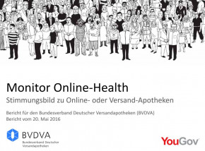 BVDVA/YouGov-Online-Monitor Versandapotheken/E-Rezept