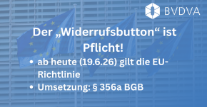Der „Widerrufsbutton“ ist Pflicht!